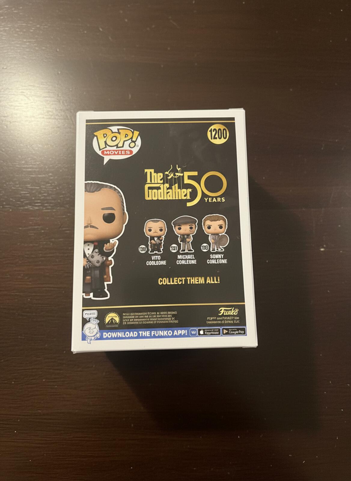 Funko Pop! Movies The Godfather 50 Years Vito Corleone Vinyl Figure #1200