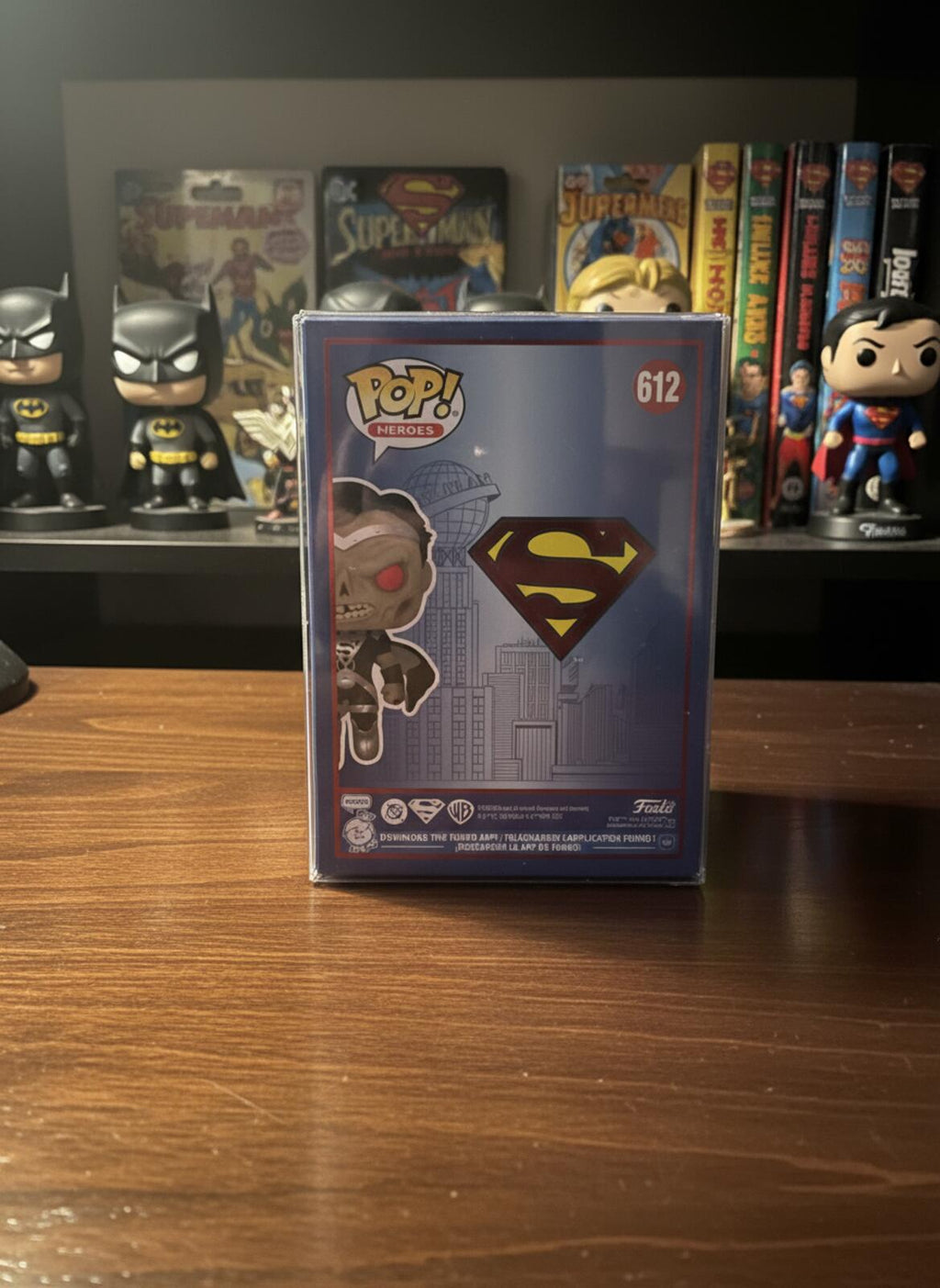 Funko Pop! Heroes Superman Blackest Night #612 Vinyl Figure