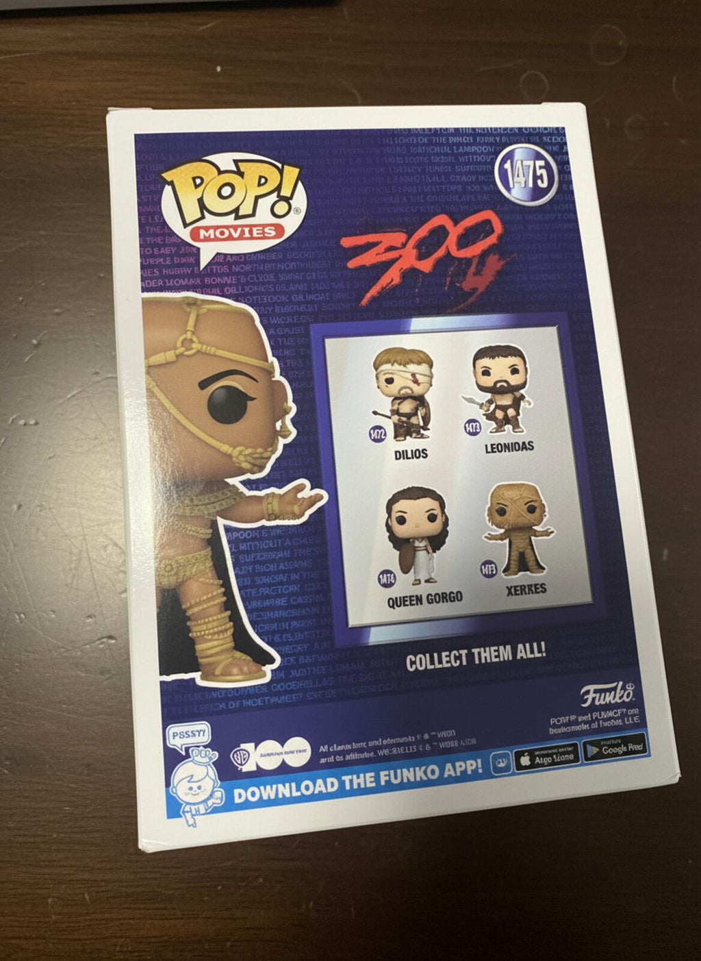 Funko Pop! Movies 300 Xerxes Vinyl Figure #1475