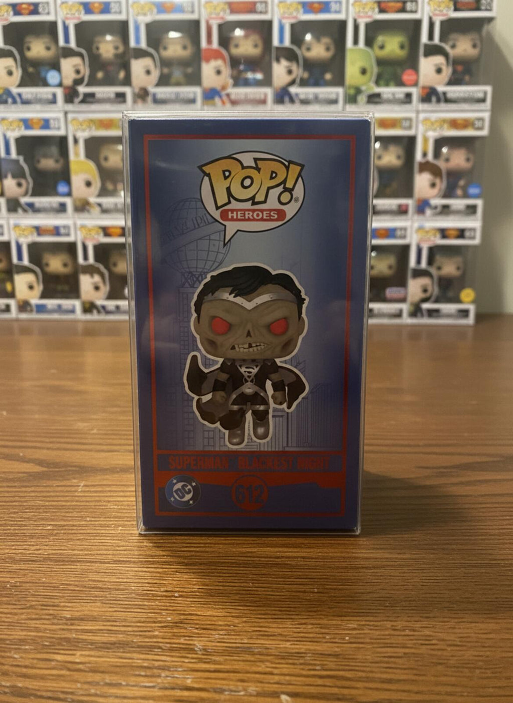 Funko Pop! Heroes Superman Blackest Night #612 Vinyl Figure