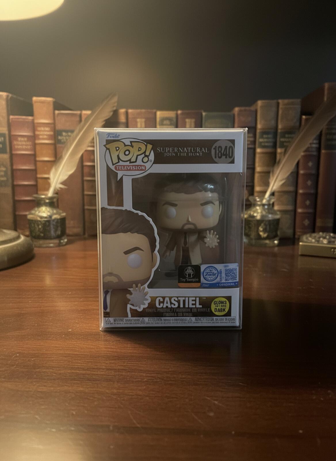 Funko Pop! Television Supernatural Castiel #1840 Glow in the Dark Figure