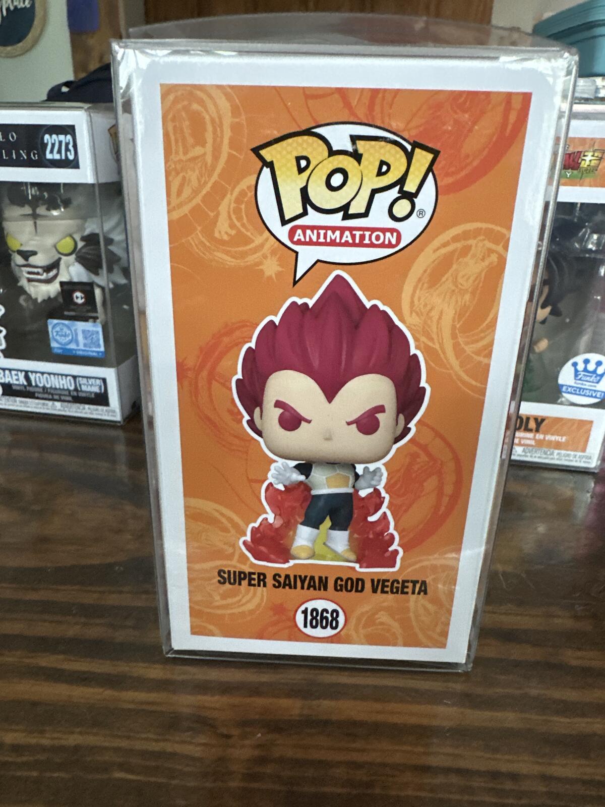 Funko Pop! Animation Dragon Ball Super Broly Super Saiyan God Vegeta Vinyl Figur