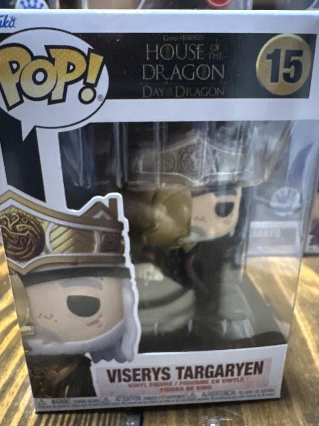 Funko Pop! House of the Dragon Viserys Targaryen Vinyl Figure #15