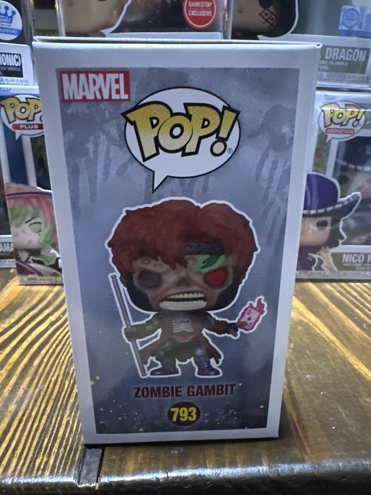 Funko Pop! Marvel Zombies Zombie Gambit #793 Glow in the Dark Special Edition