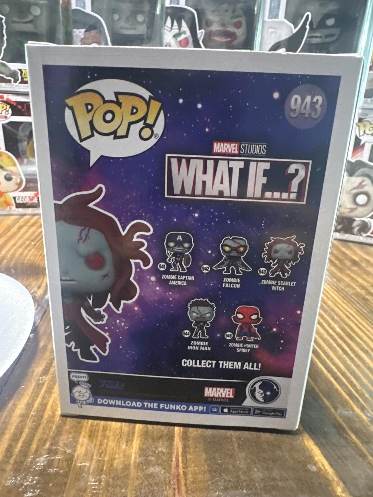 Funko Pop! Marvel Studios What If...? Zombie Scarlet Witch #943 Vinyl Figure