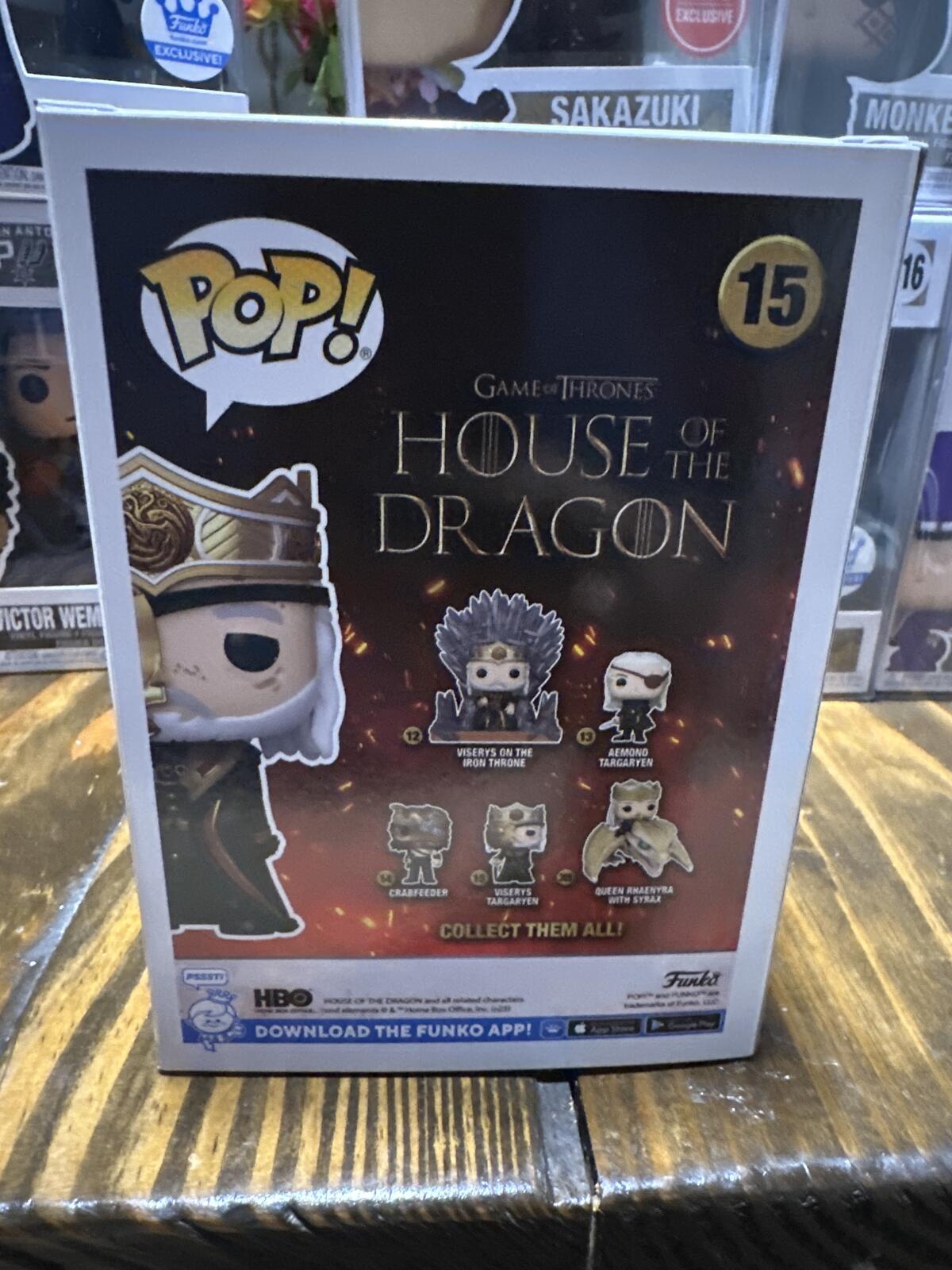 Funko Pop! House of the Dragon Viserys Targaryen Vinyl Figure #15