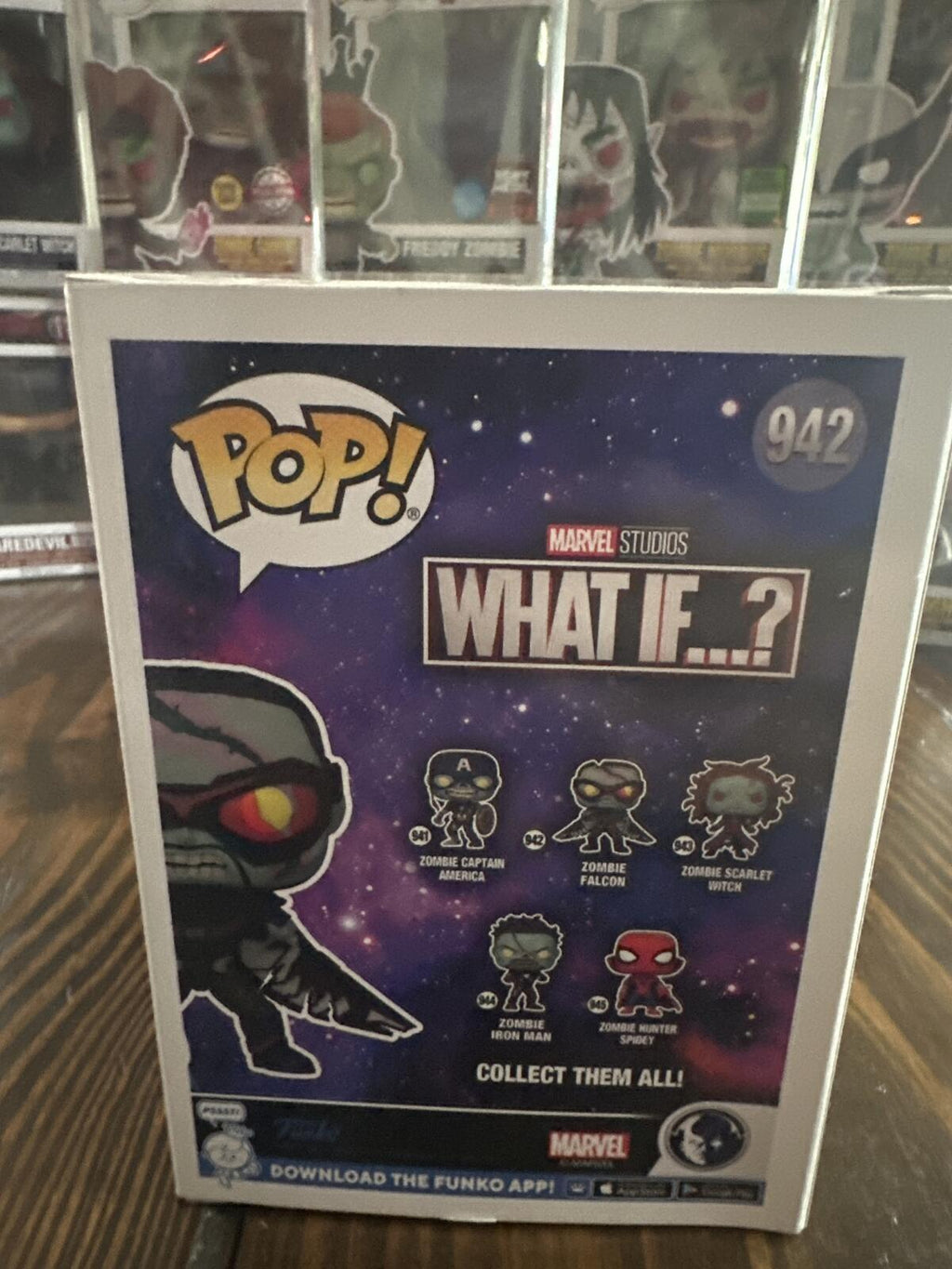 Funko Pop! Marvel Studios What If...? Zombie Falcon #942
