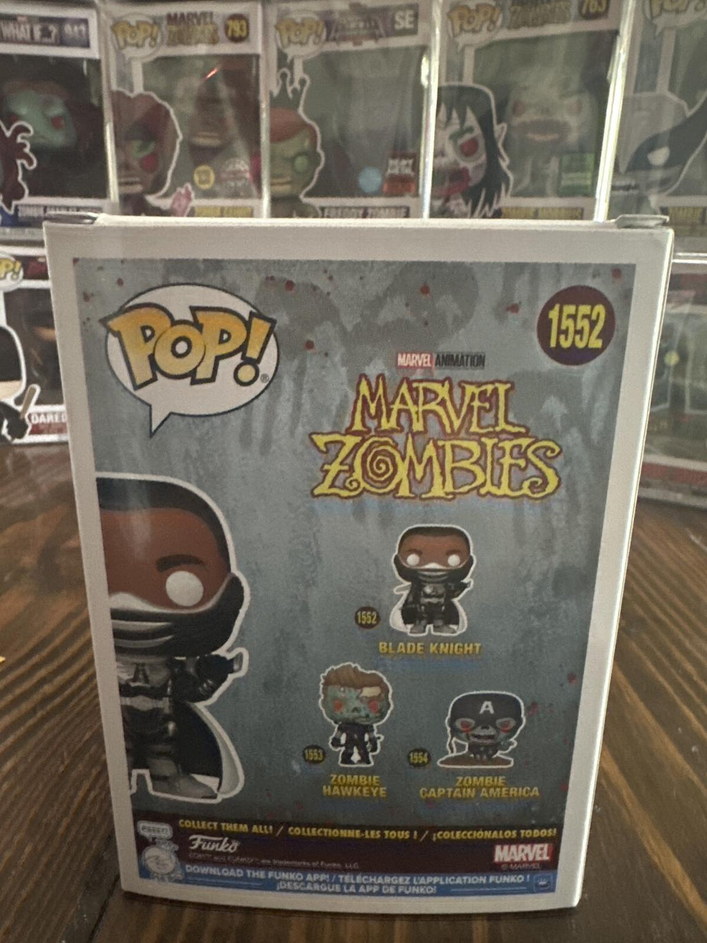 Funko Pop! Marvel Zombies Blade Knight #1552 Vinyl Figure