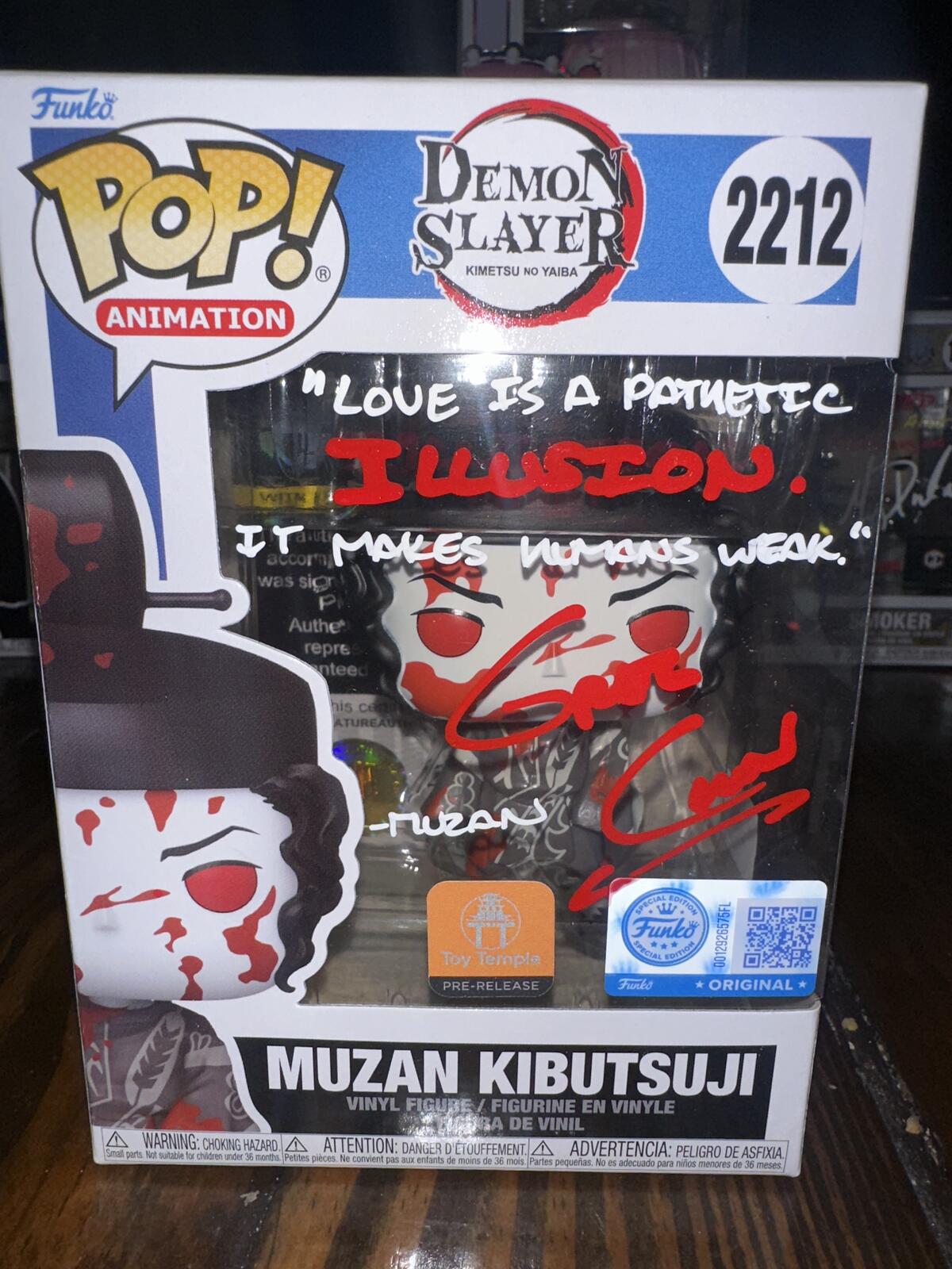 Funko Pop! Animation Demon Slayer Muzan Kibutsuji Vinyl Figure #2212