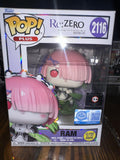 Funko Pop! Plus Re:ZERO RAM Vinyl Figure #2116 Glow in the Dark