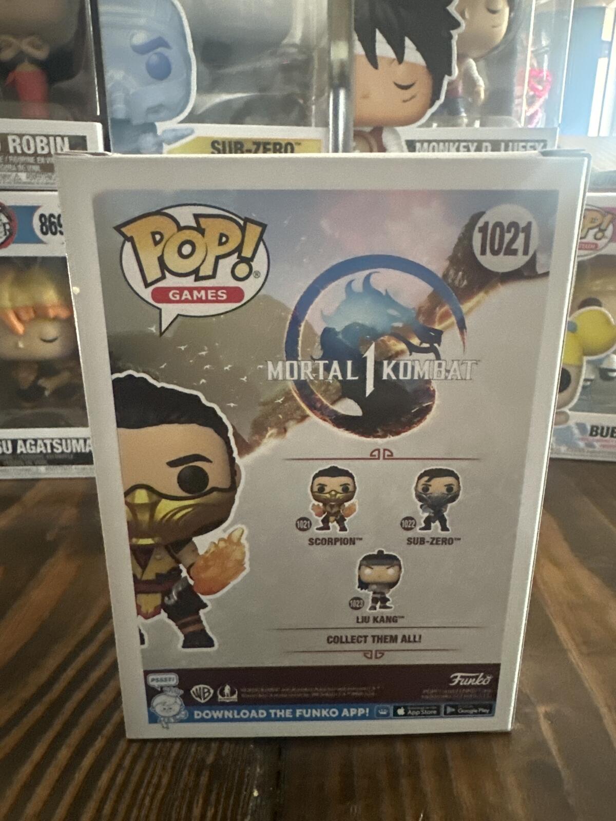Funko Pop! Games Mortal Kombat Scorpion #1021 Vinyl Figure