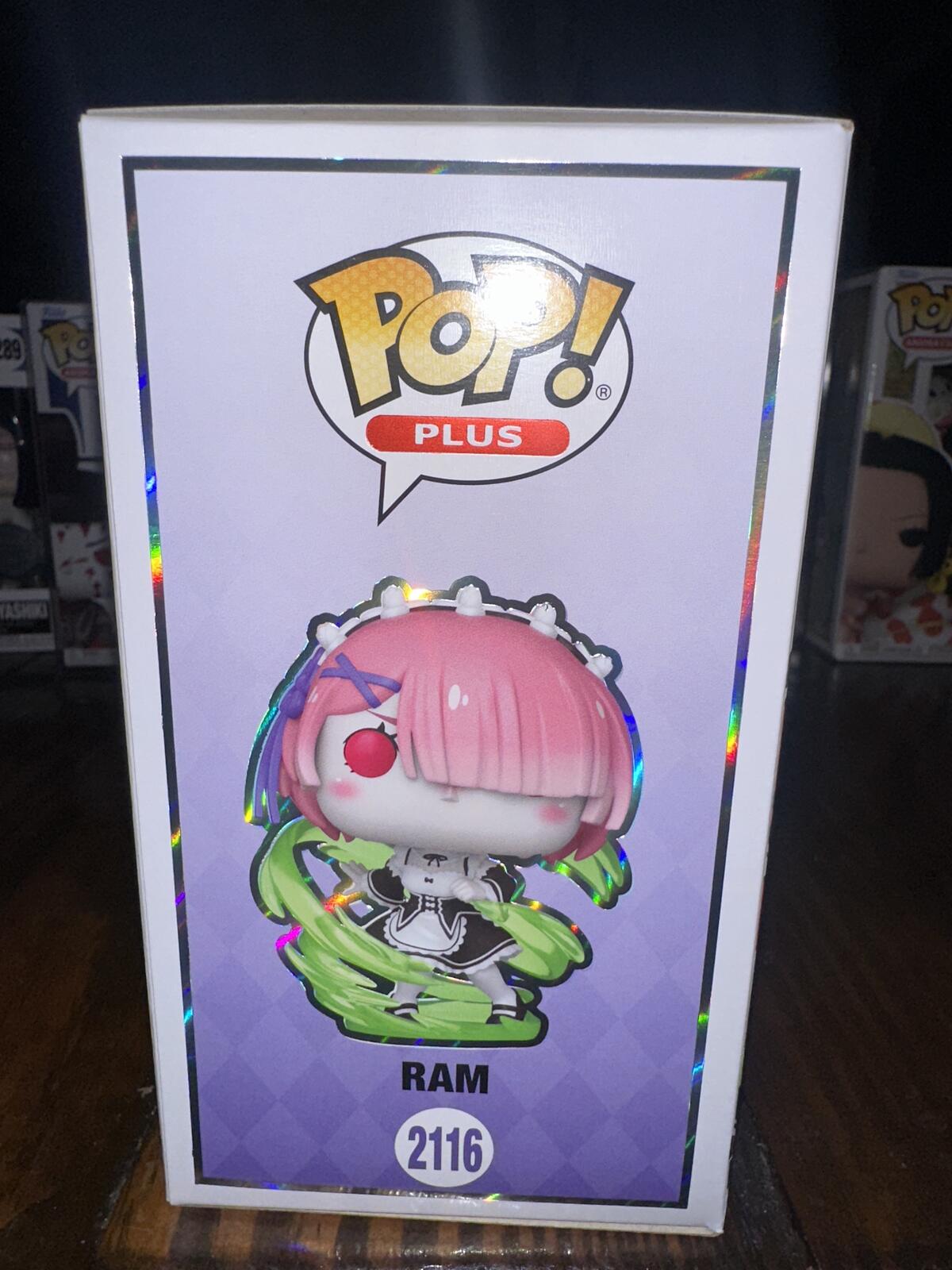 Funko Pop! Plus Re:ZERO RAM Vinyl Figure #2116 Glow in the Dark