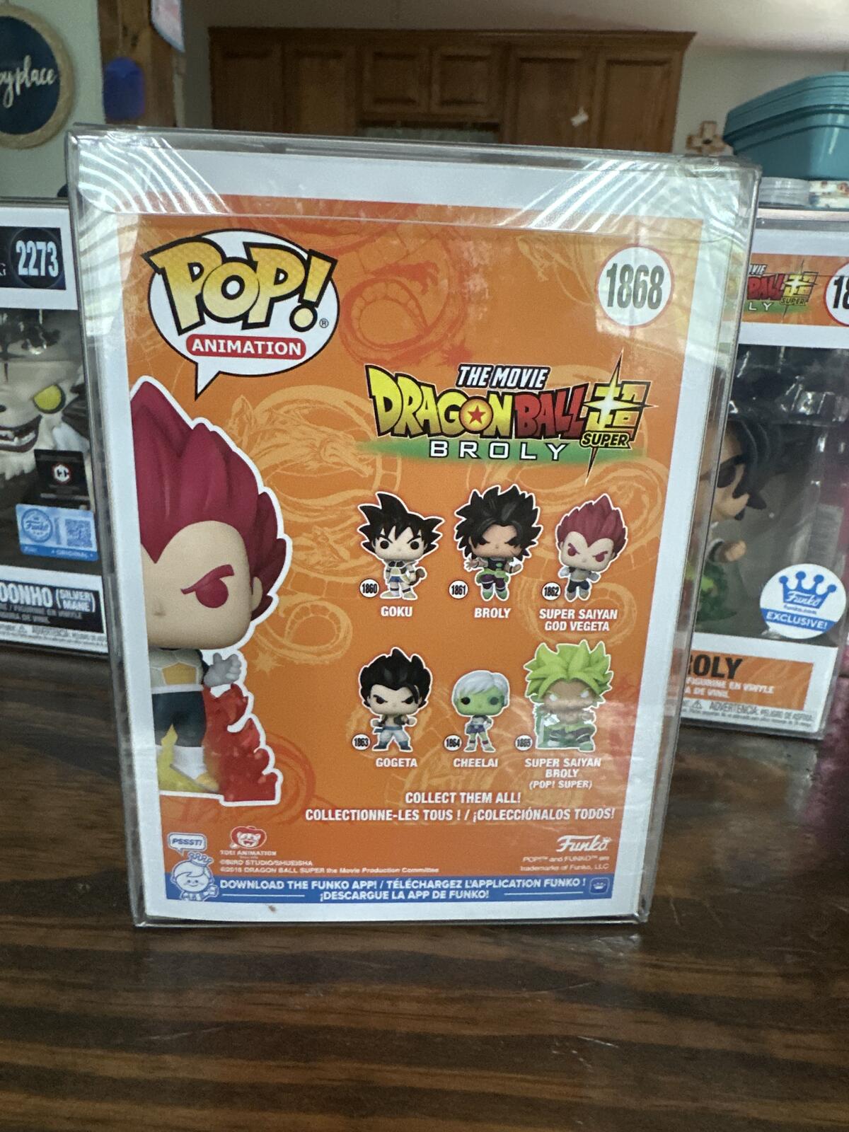Funko Pop! Animation Dragon Ball Super Broly Super Saiyan God Vegeta Vinyl Figur