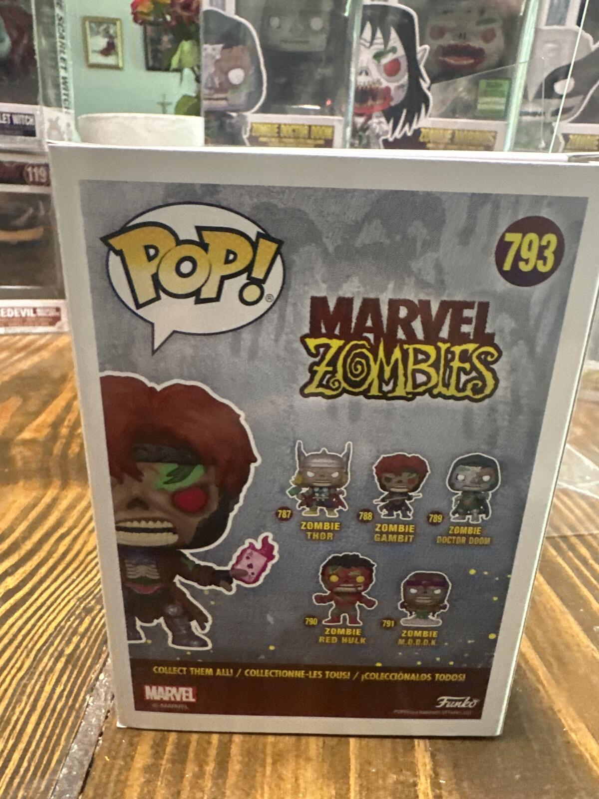 Funko Pop! Marvel Zombies Zombie Gambit #793 Glow in the Dark Special Edition