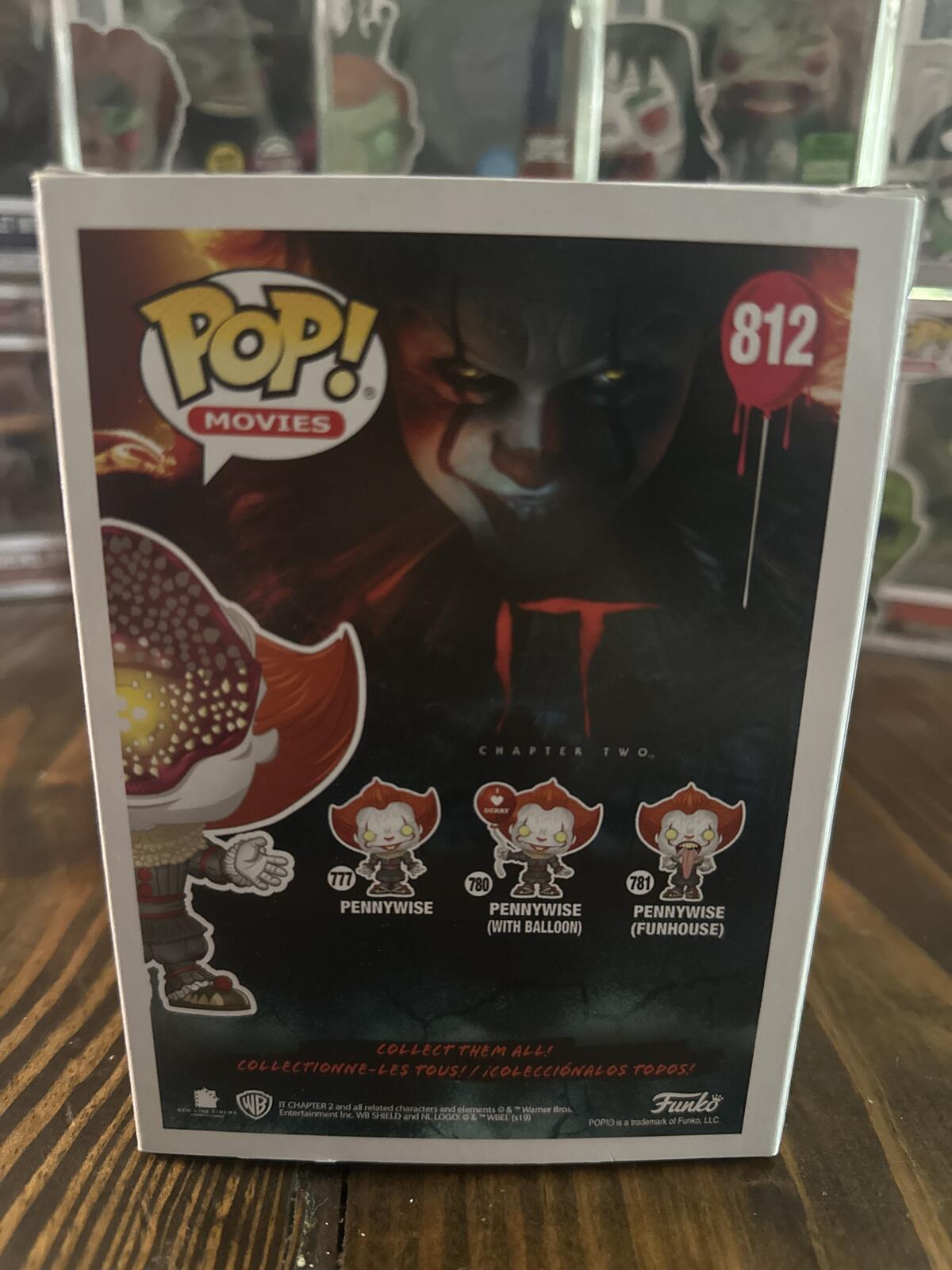 Funko Pop! Movies IT Chapter Two Pennywise Deadlights Vinyl Figure #812 HotTopic