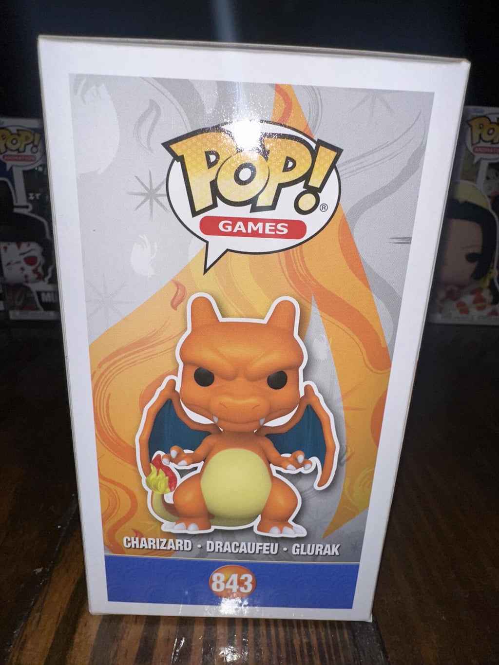 Funko Pop! Games Pokemon Charizard #843 Autographed Vinyl Figure