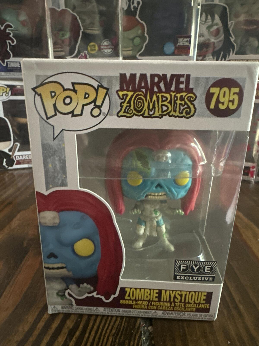 Funko Pop! Marvel Zombies 795 Zombie Mystique FYE Exclusive