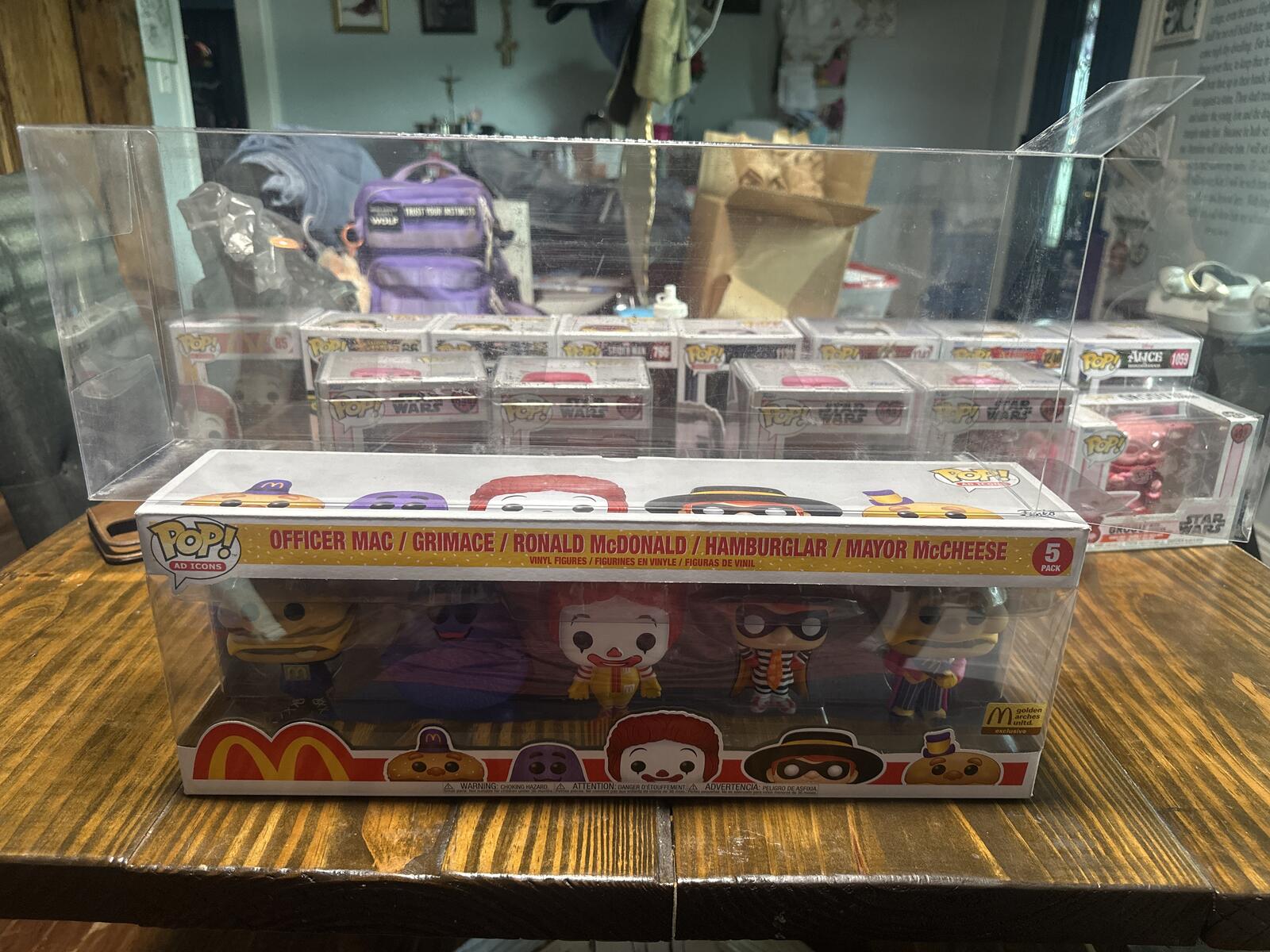 Funko Pop! Ad Icons McDonald's 5-Pack Vinyl Figures - Officer Mac, Grimace, Ron,