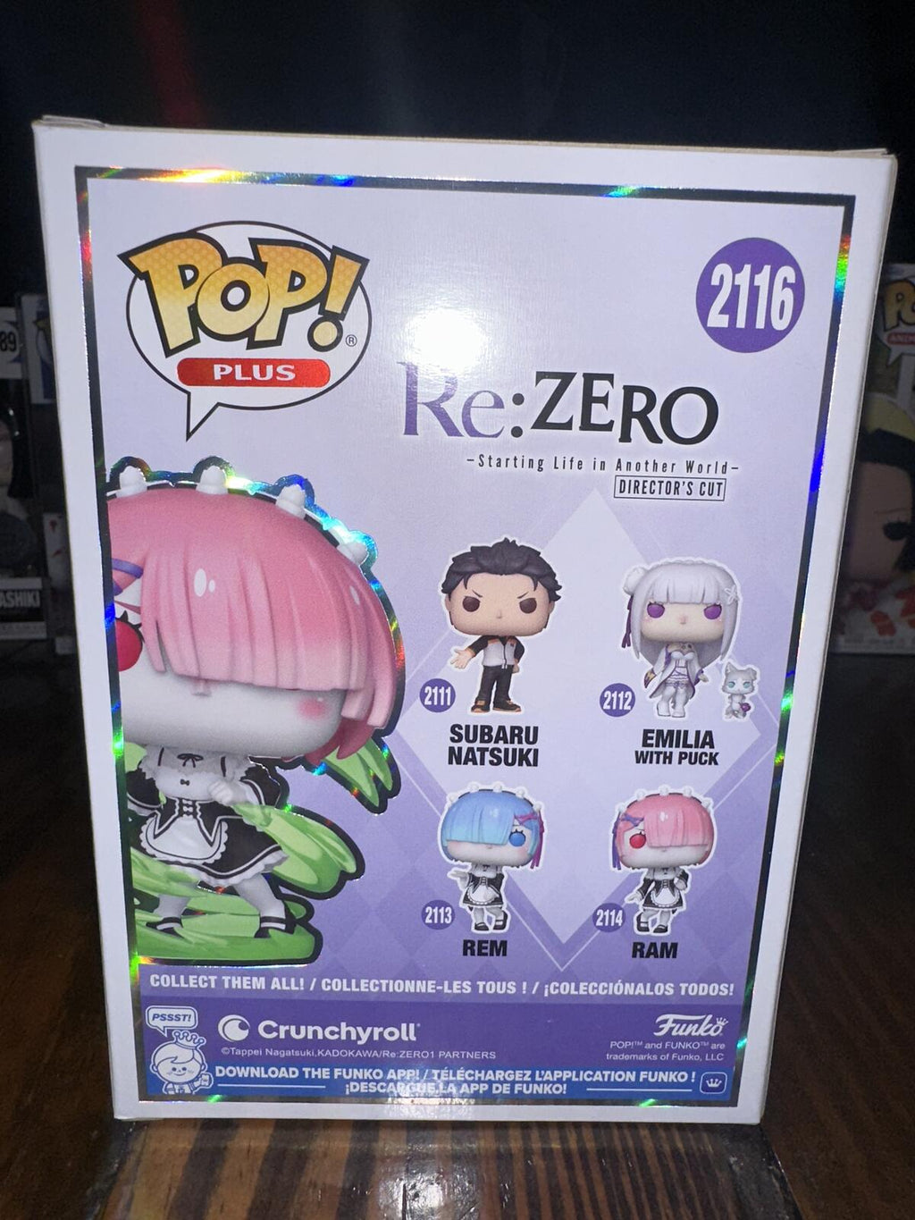 Funko Pop! Plus Re:ZERO RAM Vinyl Figure #2116 Glow in the Dark