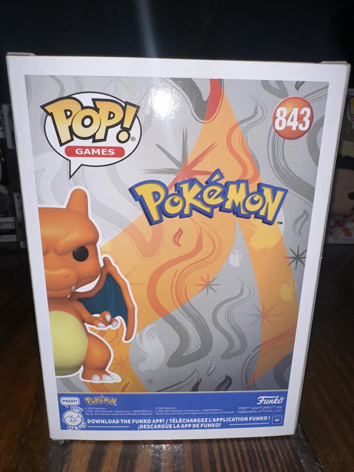 Funko Pop! Games Pokemon Charizard #843 Autographed Vinyl Figure