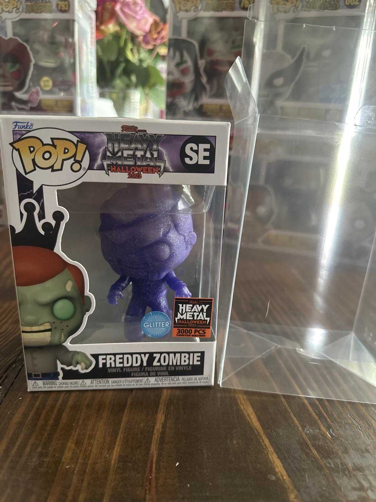 Funko Pop! Heavy Metal Halloween 2023 Freddy Zombie Glitter Special Edition