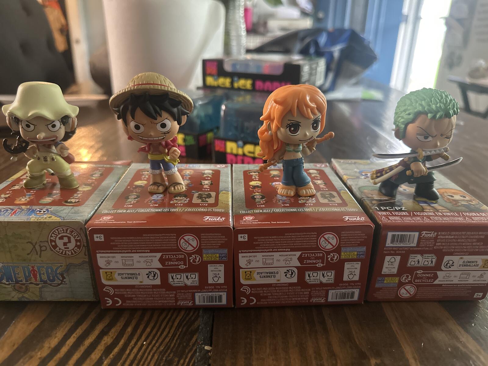Funko Pop! One Piece Mini Figures Set of 4