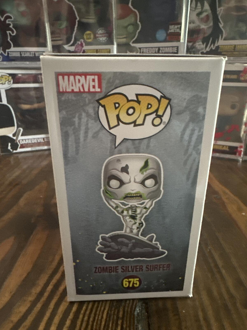 Funko Pop! Marvel Zombies Zombie Silver Surfer #675 Hot Topic Exclusive