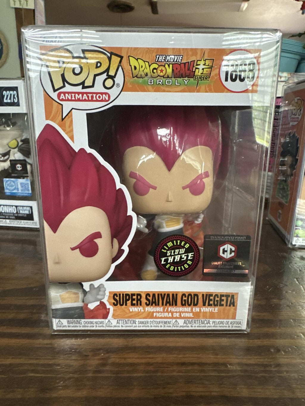 Funko Pop! Animation Dragon Ball Super Broly Super Saiyan God Vegeta Vinyl Figur