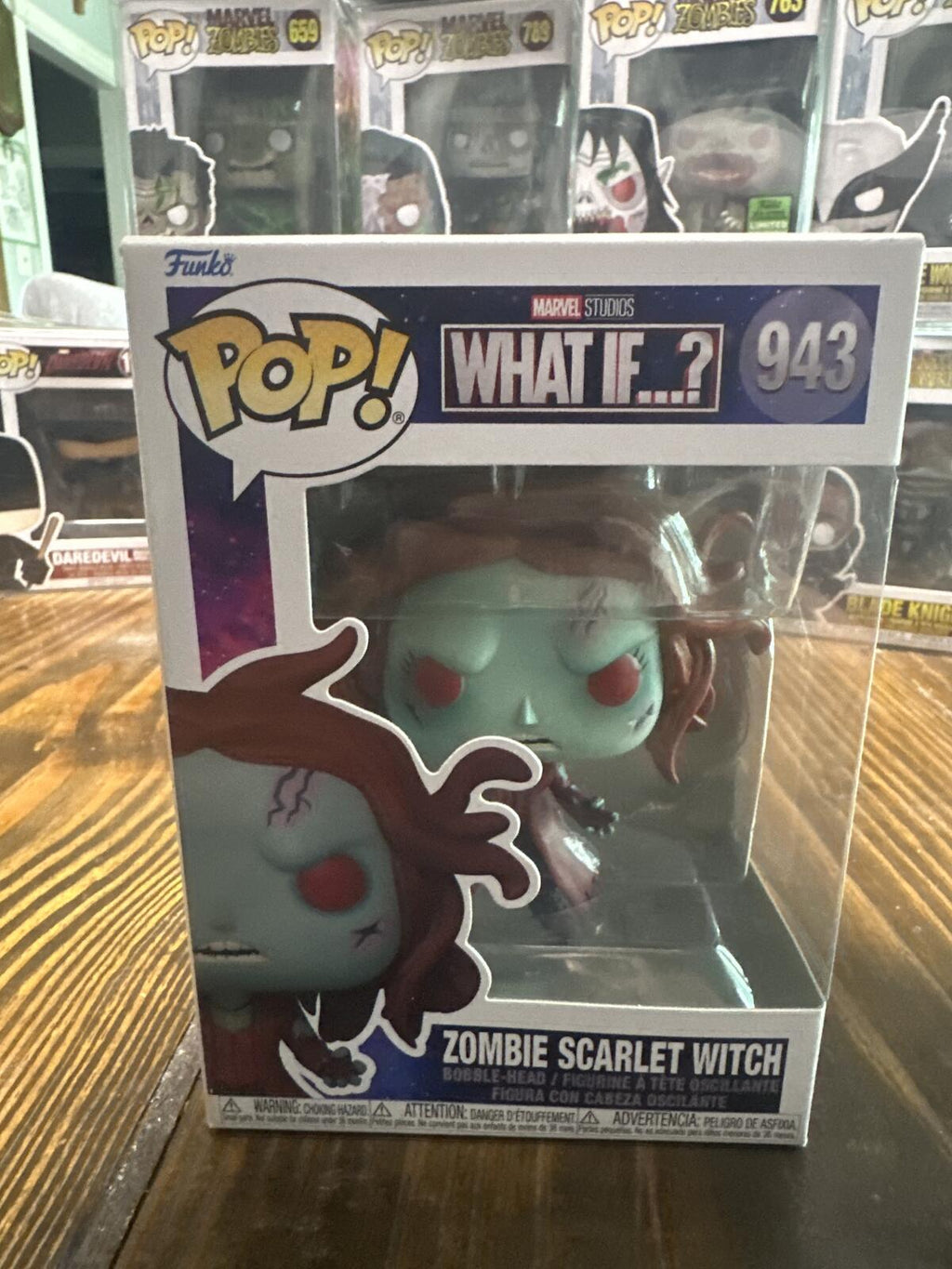 Funko Pop! Marvel Studios What If...? Zombie Scarlet Witch #943 Vinyl Figure