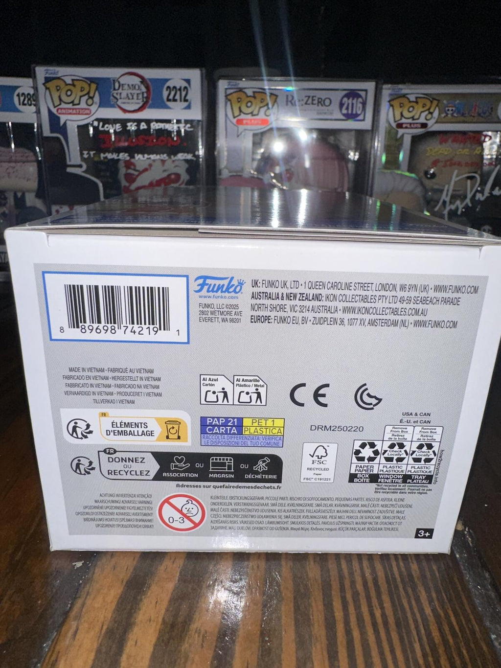 Funko Pop! Games Pokemon Charizard #843 Autographed Vinyl Figure